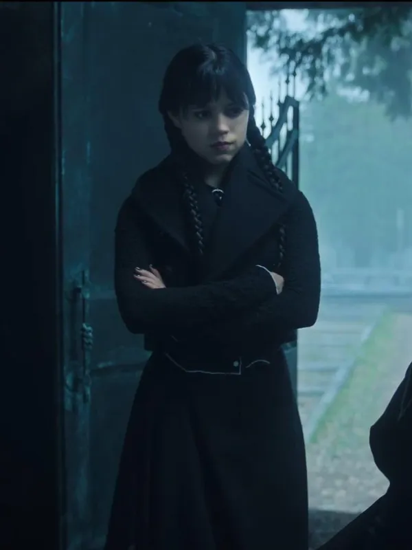 Wednesday Black Quilted Vest